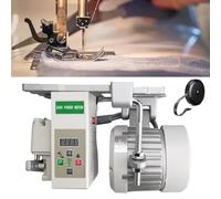Servomoteur pour machine à coudre AC 110 V, 750 W 1 CV, moteur de machine à coudre industriel sans balais avec bobines en cuivre pur, économie d'énergie (blanc, 750 W)
