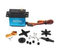 Servomoteur RC 30KG, engrenages métalliques en alliage d'aluminium, réponse rapide, moteur de direction RC étanche avec bras Servo en métal 25T
