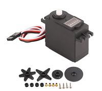 Servomoteur RC S3003, servo Standard Haute Vitesse à Faible Bruit pour Voitures RC, Compatible avec Futaba, I et Tamiya, Conception en Plastique léger pour des Performances