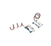 Servomoteurs linéaires gauche droite 3, 7-6 V, pièces de commande à aile fixe avec action push-pull compacte pour robotique de loisir, actionneur linéaire, paire de servomoteurs en miroir, modèle de