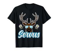 Servus Octobre Fête Renne Funny Design T-Shirt