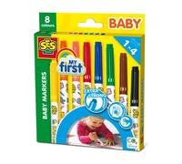 SES Creative Marqueurs 00299 – Loisir créatif, 8 marqueurs bébé