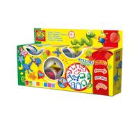 SES Creative – Pâte à modeler Claymania 8 x 90 g avec moules