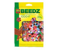 SES 00745 Bügelperlen 1000 Stück Basic Mix, Diverse Farben