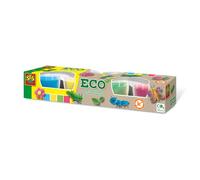 SES Creative – Pâte à modeler 24911 – douce et écologique – 4 pots (4x90 g) multicolore