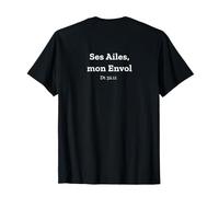 Ses Ailes, Mon Envol. DT 32:11 | Verset, Bible, Chrétien T-Shirt