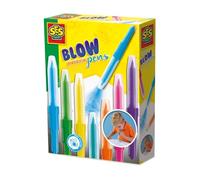 SES Creative 00275 - Set de stylos aérographe pour enfants, technique de soufflage pour une peinture créative, sûre et amusante, Plusieurs
