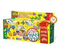 SES Creative – Pâte à modeler Claymania 8 x 90 g avec moules