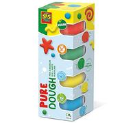 SES Creative Pâte à modeler Ciastolina Pure vegan et sans gluten 4x90 g Vert