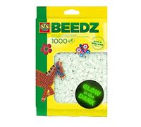 SES Creative Perles à Repasser Phosphorescentes | Activité manuelle | Phosphorescent | 1000 perles | pour les enfants | Plusieurs couleurs