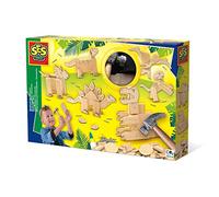 SES Creative 00942 Ensemble de menuiserie dinosaure pour enfants - Construisez votre propre modèle de dinosaure, à partir de 6 ans