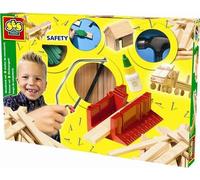 SES Creative 00944 SES Kit d'outils de luxe pour enfants, Multicolore