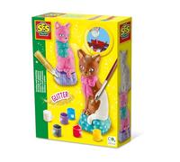 Moulage et peinture - Chat - Loisirs créatifs - SES CREATIVE - Pour réaliser des chats avec 6 couleurs de peinture.