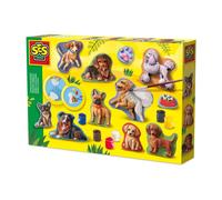 SES Creative 01294 Casting and Painting - Dogs - Creative Craft Kit for Kids Age