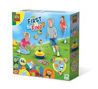 SES Creative 02234 - First to Find - Cherche Sonne et collectionne Les Cartes, se Joue Partout, Sac de Rangement Pratique pour Toutes Les pièces, stimule Le Jeu à Plusieurs