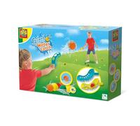 SES Creative 02304 - Attrape la Balle d’Eau Splash, Ballons d'eau alternatifs, réutilisables, Ensemble de Jeux d'extérieur pour Enfants