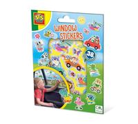 SES Creative 02306 Stickers Fenêtre - stickerss colourés réutilisables pour enfants