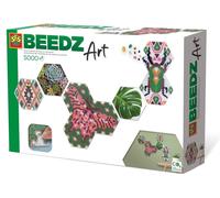SES Creative 06021 Beedz Art-Hex Tiles Botanisch, Diverse Farben
