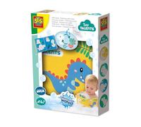 SES Creative 13215 Livre à Colorier avec de l'eau - Dinosaures - Jeu Créatif pour Enfants dès 6 Mois - Coloriez des Pages imperméables avec de l'eau