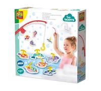 SES Creative 13221 Jeu de Pêche pour Le Bain - Transformez Le Bain en Aventure - Inclut des Animaux Marins et Une Canne à pêche - Stimule la Coordination