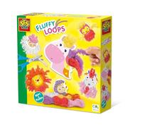 SES Creative Fluffy Loops – Animaux en fil doux, créez des animaux moelleux pour jeunes enfants
