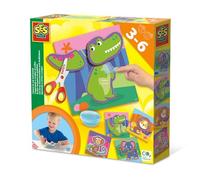 SES Creative 14042 - J'apprends à couper et coller, ciseaux sûrs, set complet pour jeunes enfants