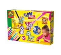 SES Creative Feutres aérographe 14335 – Kit Animaux Safari dès 5 ans, lavable