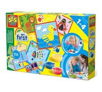 Ma première œuvre d'art - SES CREATIVE - My first - Hobby 1 - 4 - 3 peintures & 11 cartes imprimées - Age : 1+