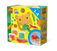 SES Creative 14436 - My First - Pâte à Modeler, Nourrir l’Ours, ne sèche Pas Pendant Le Jeu, s'élimine Facilement des Tissus, sans Gluten