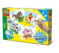 SES CREATIVE - 14455 - Coloriage à l'eau - Animaux de la Ferme