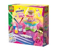 SES Creative 14775 Laboratoire de Sels de Bain Galactiques - Créez des sels de Bain colorés avec des Paillettes - Parfait pour des Enfants créatifs, Moyen