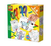 SES Creative 14810 Kit d'apprentissage SES Creative 14810 pour enfants - initiation au bricolage avec 16 modèles et ruban adhésif colouré pour 3 ans et plus