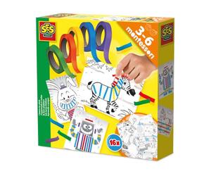 SES Creative 14810 Kit d'apprentissage SES Creative 14810 pour enfants - initiation au bricolage avec 16 modèles et ruban adhésif colouré pour 3 ans et plus