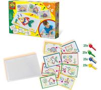 SES Creative 14848 Planche à mosaïque pour enfants Apprendre à faire des mosaïques Jeu d'assemblage