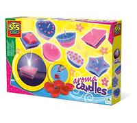 SES Creative 14925 Kit de moulage de bougies pour enfants - Amusant et apprenant avec de la cire