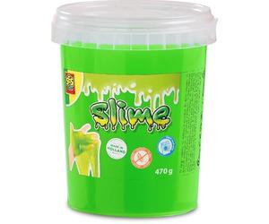 SES Creative 15031 Slime Vert Néon en Pot 470g - Slime de Couleur Néon Vive - Jouet - Jouer avec du Slime