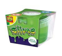 SES Creative 15041 Slime Vert Néon en Pot 140g - Slime de Couleur Néon Vive - Jouet - Jouer avec du Slime