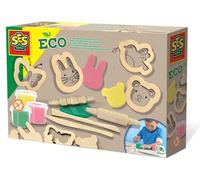 SES Creative 24917 Eco Dough with Wooden Tools