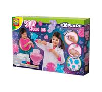 SES Creative 25142 - Studio Savon - Kit de Fabrication de Savon pour Enfants - Crée du Savon Liquide, Solide et en Gel - Kit d'Expérimentation - Créativité pour Filles