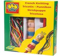 SES Creative® 862 SES Creative® Bastelset Strickpuppe mit Wolle mehrfarbig