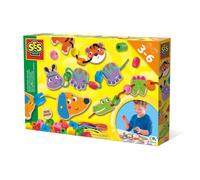 SES Creative- Animaux à Lacer avec Perles, 14800, Multiple, Large