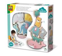 SES CREATIVE - Animaux en bois à équilibrer et empiler - Bébé - Multicolore - A partir de 18 mois