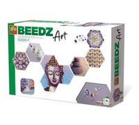 SES Creative- Beedz Art-Hex Tiles Zen, 06024, Various