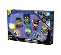 SES Creative Beedz Art - Personnages DC Batman | Activité Manuelle | Batman | 1600 Perles | pour Les garçons | Plusieurs Couleurs | 1600 Perles et Plaque de Pose