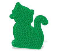 SES Creative - Plateau pour perles à repasser Chat 00792 - Beedz Junior vert