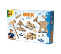 Ses Creative -Brix Junior-Créations-Paquet de Saut-Conception modulaire Qui évolue avec l'enfant-Idée cadeau-46 pièces en Bois-3+