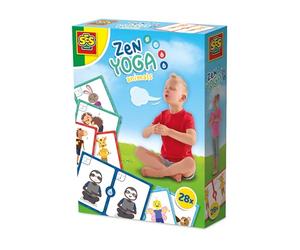 Ses Creative Cartes de Yoga Zen | Pleine Conscience | Respiration | Émotions | pour Les Enfants | Plusieurs Couleurs | 28 Cartes