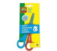 SES Creative – Ciseaux pour enfants gauchers 15 cm acier argent, couleurs diverses