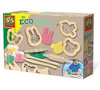 SES Creative Pâte à modeler avec des outils en bois Eco