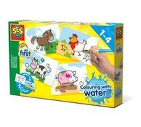SES Creative – Coloriage à l'eau 14455 – Animaux de la Ferme – Centre Blanc